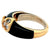 Vintage Van Cleef & Arpels Diamond Onyx 18k Yellow Gold Ring