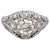 Art Deco Diamond Platinum Filigree Ring