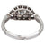 Art Deco Inspired Diamond 14 Karat White Gold Ring
