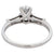 Mid Century GIA 1.09 Carats Cushion Cut Diamond Platinum Ring