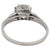 Art Deco GIA 1.31 Carats Old European Cut Diamond Platinum Ring