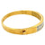 Vintage Princess Cut Diamond 18 Karat Yellow Gold Hinged Bracelet