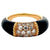 Vintage Van Cleef & Arpels Diamond Onyx 18 Karat Yellow Gold Philippine Ring