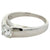 Bvlgari 0.73 Carat Round Brilliant Cut Diamond Platinum Solitaire Ring