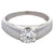 Bvlgari 0.73 Carat Round Brilliant Cut Diamond Platinum Solitaire Ring