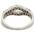 Vintage Diamond 14 Karat White Gold Chevron Band Set
