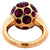 Pomellato Italian Rhodolite Garnet 18 Karat Rose Gold Harem Cocktail Ring