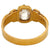 Victorian GIA 1.50 Carats Cushion Cut Diamond 18k Yellow Gold Ring