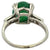 Mid Century 5.15 Carats Emerald Diamond Platinum Ring