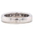Modern 2 Carat Princess Cut Diamond White Gold Band